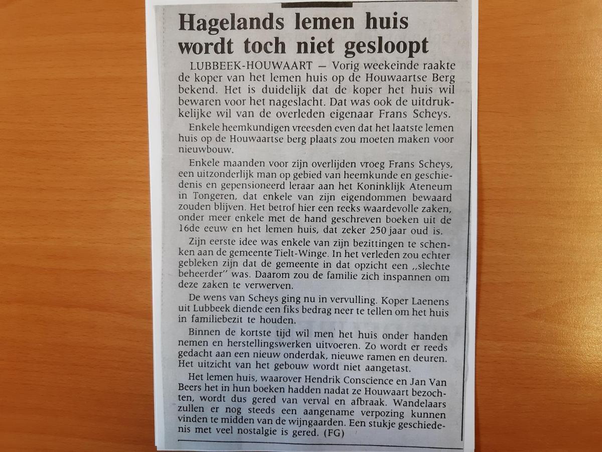 Lemen Huis Houwaart Tielt 외부 사진